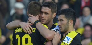 Der Kapitän selbst brachte den BVB in Führung Borussia Dortmund, Sebastian Kehl, Kevin Großkreutz, SC Freiburg