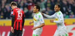 Juan Arango (M.) brachte die Fohlen früh in Führung Borussia Mönchengladbach, Juan Arango