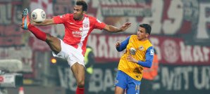 In Braunschweig kassierten die Mainzer einen Dämpfer im Kampf um die Europa League Eric Maxim Choupo-Moting, FSV Mainz 05, Eintracht Braunschweig