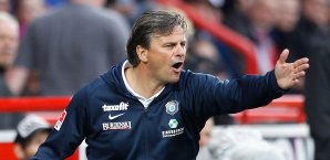 Falko Götz durfte einen wichtigen Sieg gegen Frankfurt feiern Falko Götz