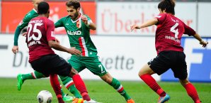 Hannover erkämpfte sich gegen die formstarken Augsburger einen Punkt FC Augsburg, Hannover 96