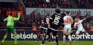 Jonas Hector besorgte gegen Cottbus den Ausgleich zum 1:1 Jonas Hector, 1. FC Köln, Energie Cottbus