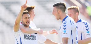 Der KSC hat derzeit viel Grund zum Jubeln Karlsruhe SC