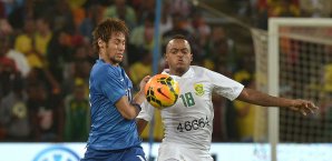 Neymar (l.) zeigte eine starke Vorstellung im Testspiel Neymar