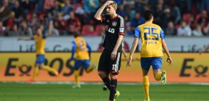 Durch Tore von Reichel und Kießling endete die Partie 1:1 Stefan Kießling