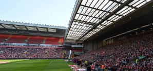 Der Umbau des Stadions soll 315 Mio. Euro kosten Anfield Road