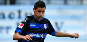Odise Roshi erzielte gegen den VfR Aalen den Ausgleich für den FSV Frankfurt Odise Roshi, FSV Frankfurt