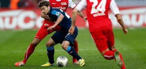 Patrick Helmes erzielte beide Tore des 1. FC Köln Patrick Helmes
