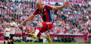 Der FC Bayern überflügelte die Liga in dieser Saison deutlich Arjen Robben