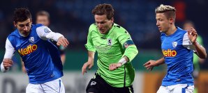 Benni Lauth (M.) sorgte für die Entscheidung zugunsten der Löwen Benjamin Lauth