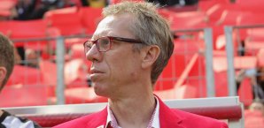 Peter Stöger und der 1. FC Köln kamen in Frankfurt nicht über ein Remis hinaus Peter Stöger, 1. FC Köln