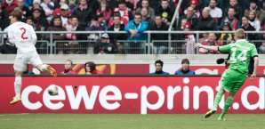 Kevin de Bruyne brachte die Gäste mit einem Traumtor in Führung VfB Stuttgart