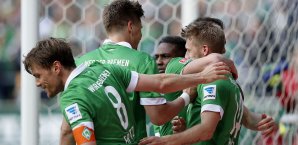 Aaron Hunt erzielte in seinem letzten Heimspiel für Werder beide Treffer Werder Bremen
