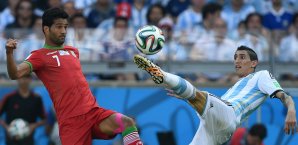 Angel Di Maria und die Argentinier kamen zu einem glücklichen Sieg Angel di Maria, Argentinien