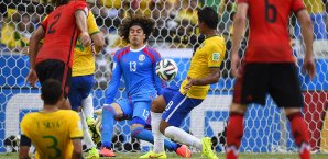 Brasilien scheiterte ein ums andere Mal an Guillermo Ochoa Brasilien, Mexiko