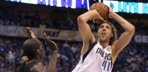 Dirk Nowitzki kreierte mit Holger Geschwindner einen wirklich nahezu perfekte Wurf Dirk Nowitzki
