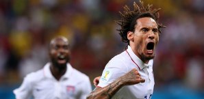 Jermaine Jones erzielte den umjubelten Ausgleich für die USA Jermaine Jones