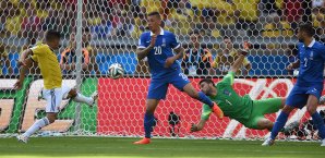 Teofilo Gutierrez traf zum 2:0 für Kolumbien Kolumbien, Griechenland