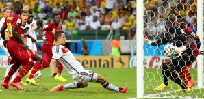 Miroslav Klose kurz nach seiner Einwechslung für den Ausgleich Miroslav Klose, Deutschland, Ghana