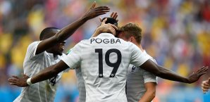 Paul Pogba brachte Frankreich mit dem 1:0 auf die Siegerstraße Paul Pogba