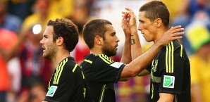 Die Spanier schlugen Australien deutlich mit 3:0 Spanien