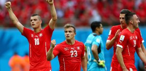 Xherdan Shaqiri schoss die Schweiz ins Achtelfinale Xherdan Shaqiri