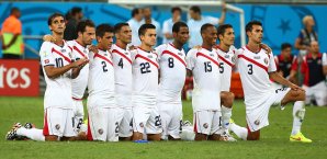 Kollektiver Zusammenhalt: Costa Rica scheiterte m Viertelfinale an Holland Costa Rica