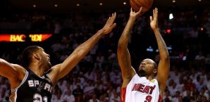 2013 wurde Rashard Lewis (r.) mit den Miami Heat Meister Rashard Lewis