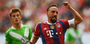 Franck Ribery behielt mit den Bayern beim Telekom-Cup die Oberhand Franck Ribery