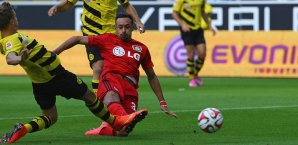 Karim Bellarabi schoss bereits nach wenigen Sekunden das 1:0 für die Werkself und bereitete später das 2:0 vor Karim Bellarabi