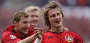 Der Ausgleich von Tin Jedvaj war das erste von vier Leverkusener Toren Tin Jedvaj