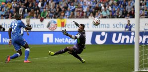 Anthony Modeste brachte die Kraichgauer nach einer abgefälschten Beck-Flanke mit 1:0 in Führung Anthony Modeste