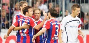 Die Bayern konnten gegen Paderborn drei Treffer bejubeln FC Bayern München