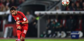 Hakan Calhanoglu besorgte mit einem Freistoßtor für den zwischenzeitlichen Ausgleich Hakan Calhanoglu