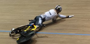 Trotz dieses Sturzes bei der WM tritt Maximilian Levy an Maximilian Levy