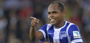 Ronny rettete Hertha mit zwei verwandelten Freistößen den Punktgewinn Ronny