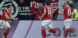 Shinji Okazaki sorgte mit seinem Treffer für die Führung der Mainzer Shinji Okazaki, FSV Mainz
