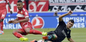 Die Zuschauer in Stutgart sahen ein umkämpftes Spiel VfB Stuttgart, Hannover 96