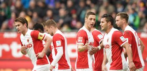 Der FC Augsburg feierte gegen Freiburg einen 2:0 Sieg FC Augsburg