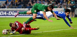 Raul Bobadilla scheiterte ein ums andere Mal vor dem Kasten von Ralf Fährmann Raul Bobadilla, Ralf Fährmann