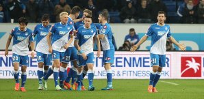 1899 Hoffenheim durfte gleich mehrere schöne Tore bejubeln 1899 Hoffenheim