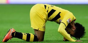 Auch Pierre-Emerick Aubameyang war nicht in der Lage die Niederlage zu verhindern Pierre-Emerick Aubameyang