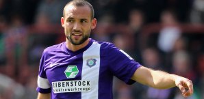 Fabian Müller brachte Aue früh in Führung Fabian Müller, Erzgebirge Aue