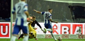 Julian Schieber traf zum Goldenen Treffer Julian Schieber, Hertha BSC