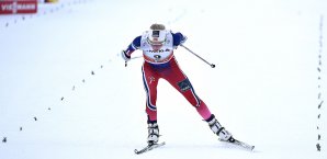 Therese Johaug feierte in Val die Fiemme ihren ersten Sieg auf der Tour de Ski Therese Johaug
