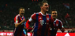 Bastian Schweinsteiger erzielte den ersten Treffer der Begegnung Bastian Schweinsteiger