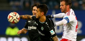 Zwischen dem HSV und Hannover ging es ordentlich zur Sache Hamburg, Hannover