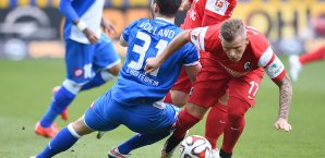 In Freiburg ging es mit Haken und Ösen zur Sache Jonathan Schmid
