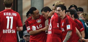 Bayer Leverkusen konnte das Spiel in der zweiten Halbzeit für sich entscheiden Bayer Leverkusen