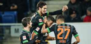 Franco di Santo erzielte für Werder das goldene Tor des Tages Franco di Santo